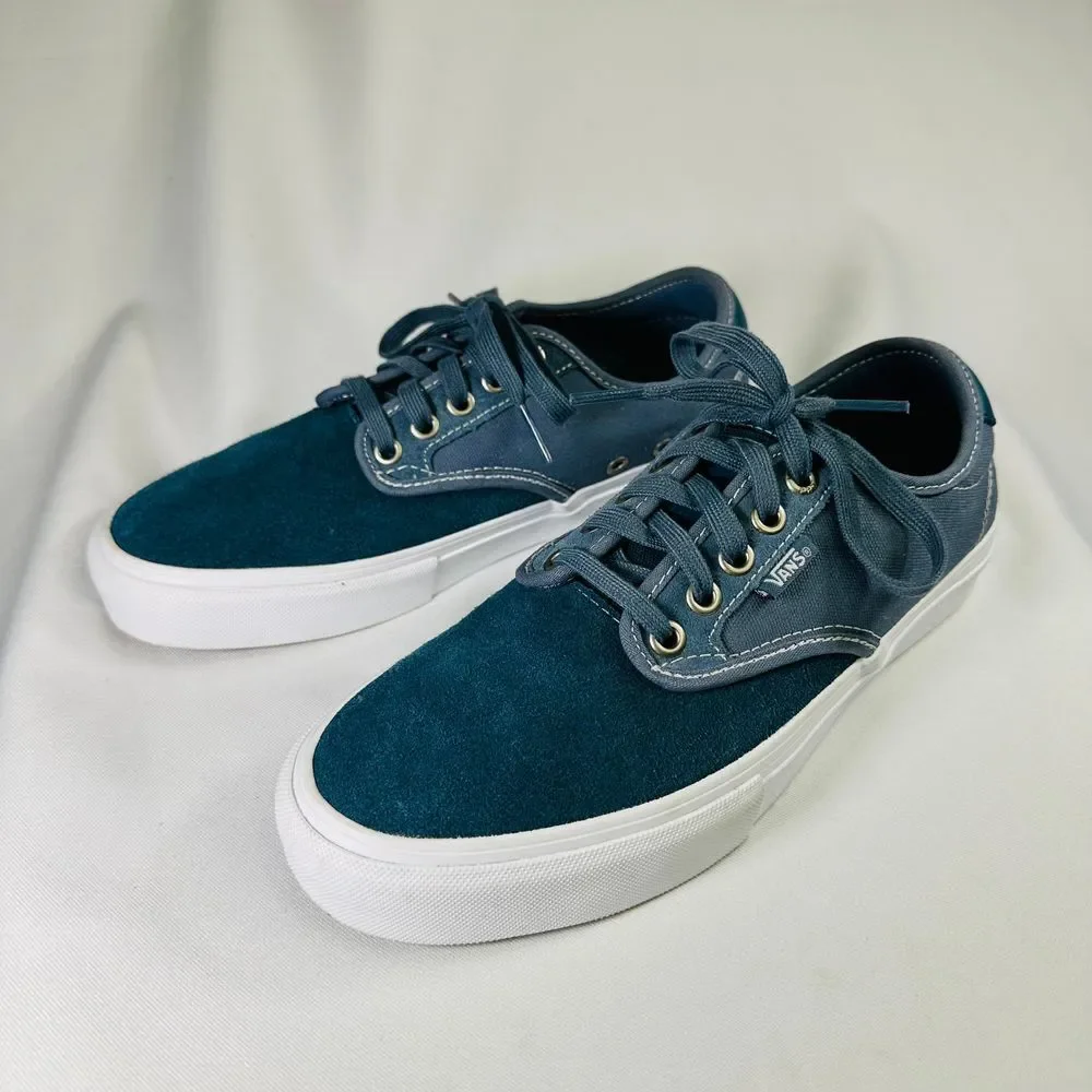 VANS Blue Suede Skateboard Shoe Pro Mens 6.5 Womens 8.5 - Picture 2 of 9